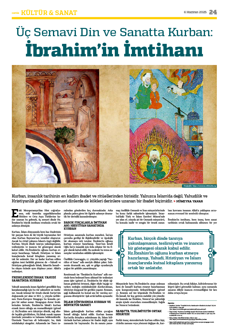 19 Üç Semavi Din ve Sanatta Kurban: İbrahim'in İmtihanı - 269